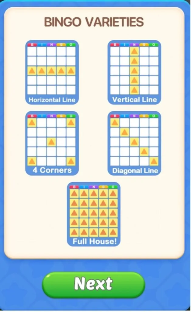 bingo tour game code