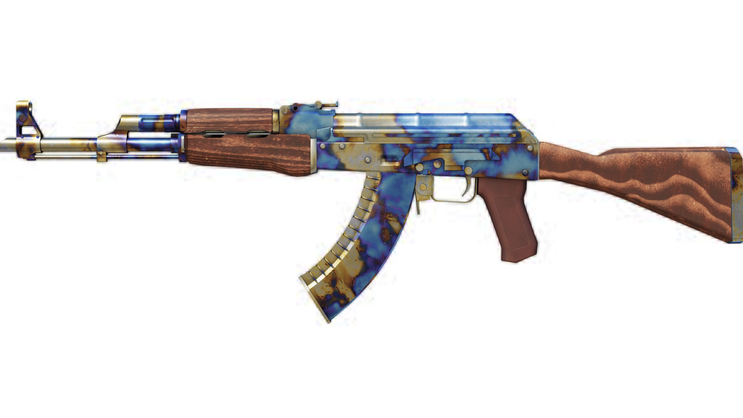 CS GO AK 47 Case Hardened blue gem one of the most expensive skins ever