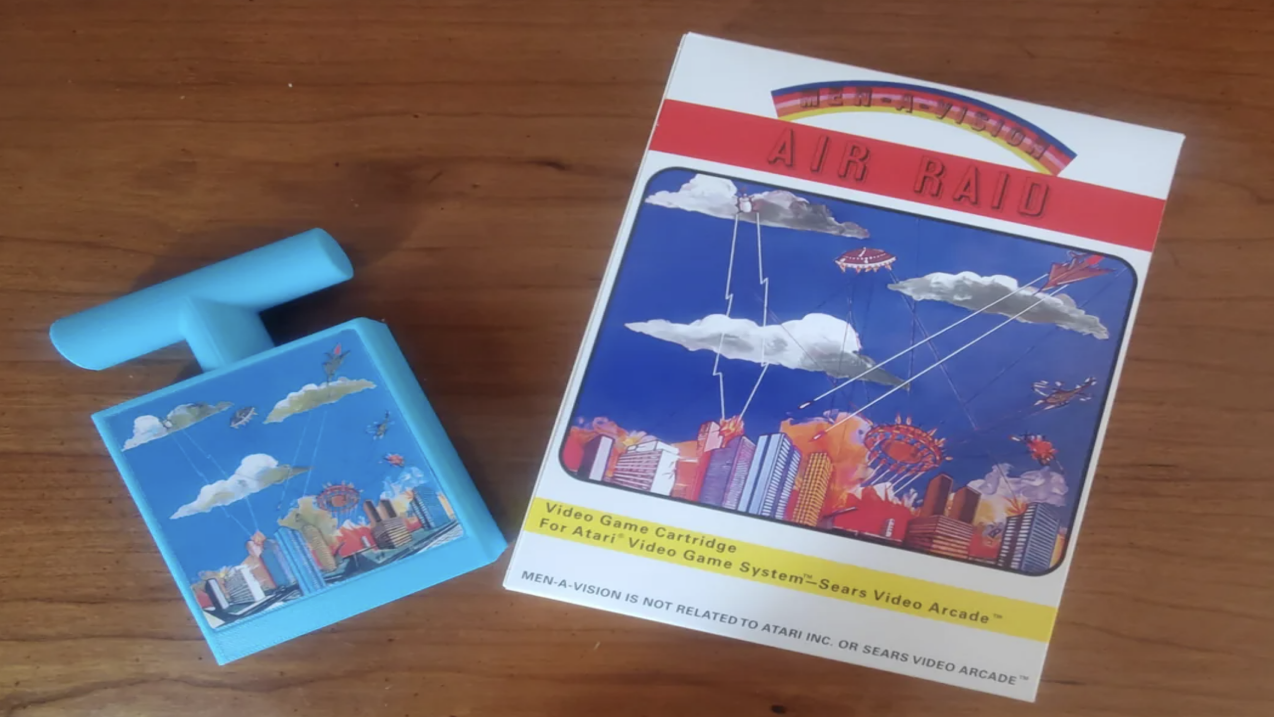 Air Raid Atari 2600 rare blue cartridge one of the most mysterious and valuable retro games