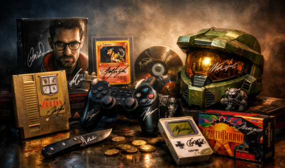 Signed Gaming Items That Became Valuable Overnight