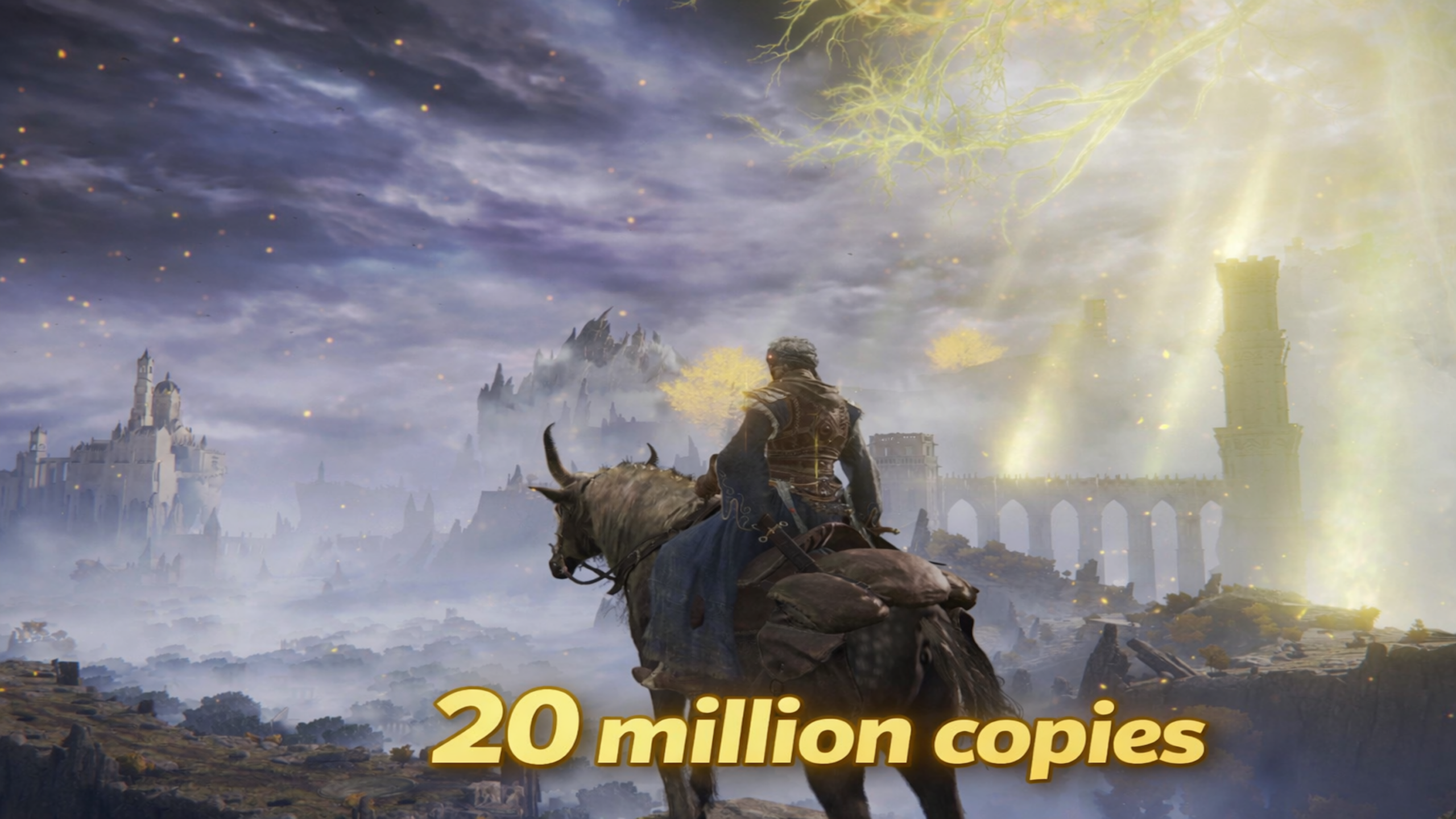 Elden Ring gameplay open world soulslike RPG millions copies sold FromSoftware global success fantasy combat