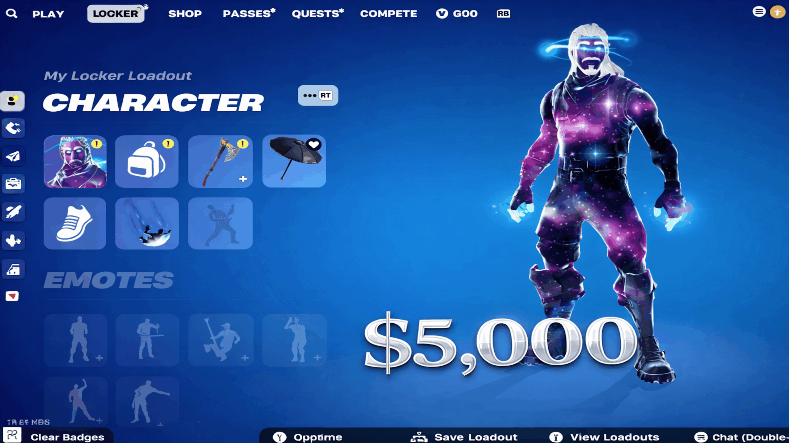 expensive Fortnite Galaxy skin exclusive Samsung promotion worth $5,000