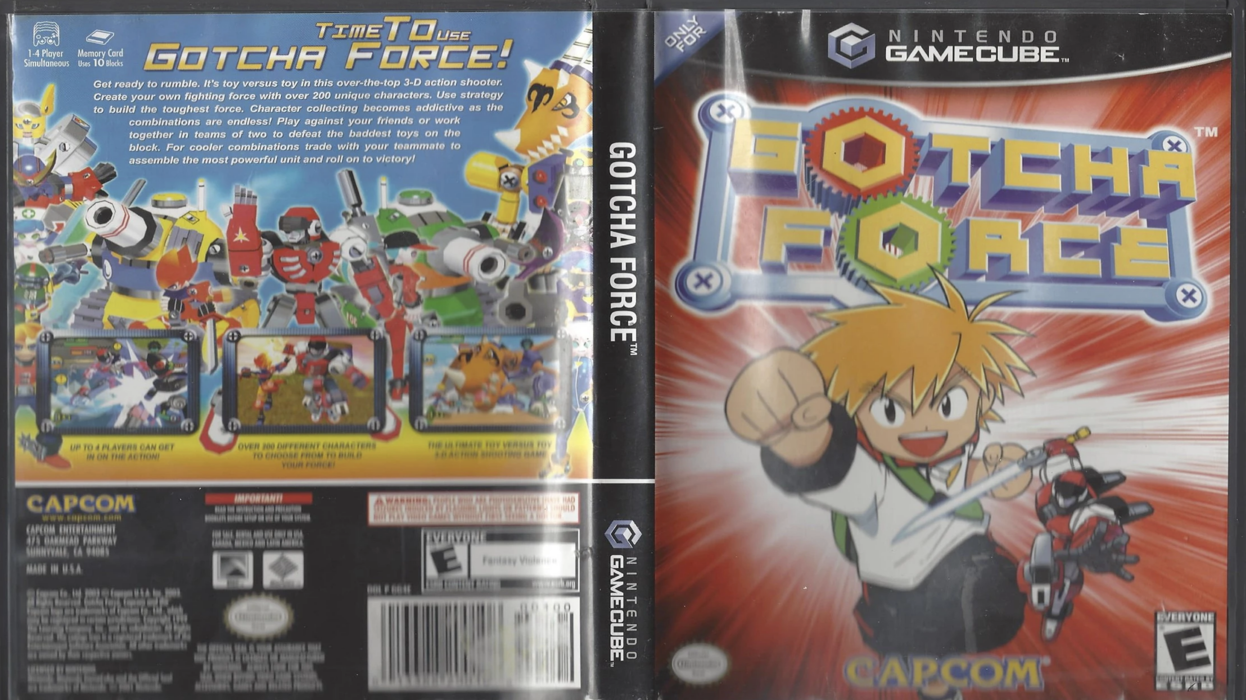 Gotcha Force GameCube rare collectible game that gained value over time