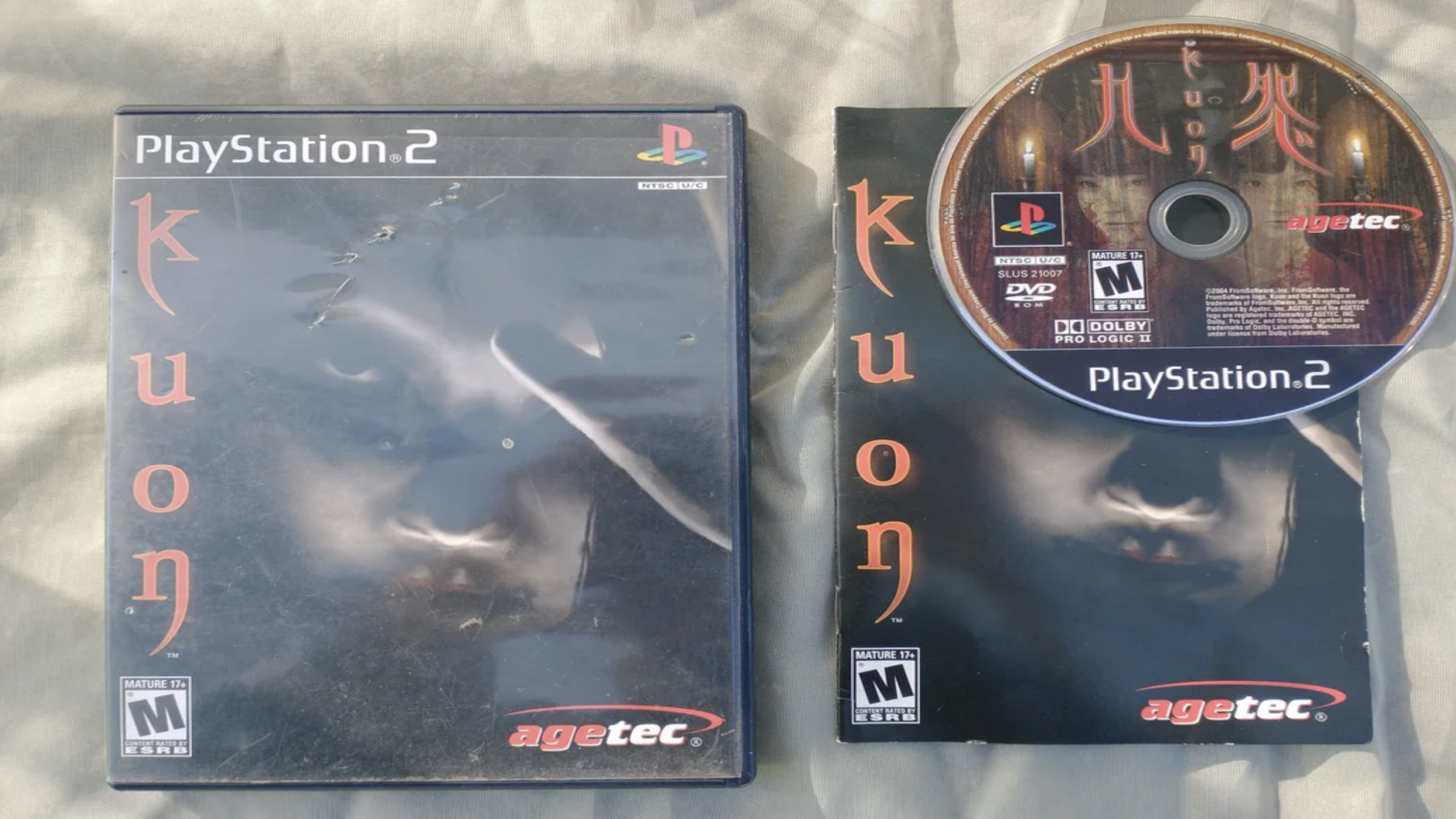 Kuon PS2 rare survival horror game by FromSoftware highly valuable today