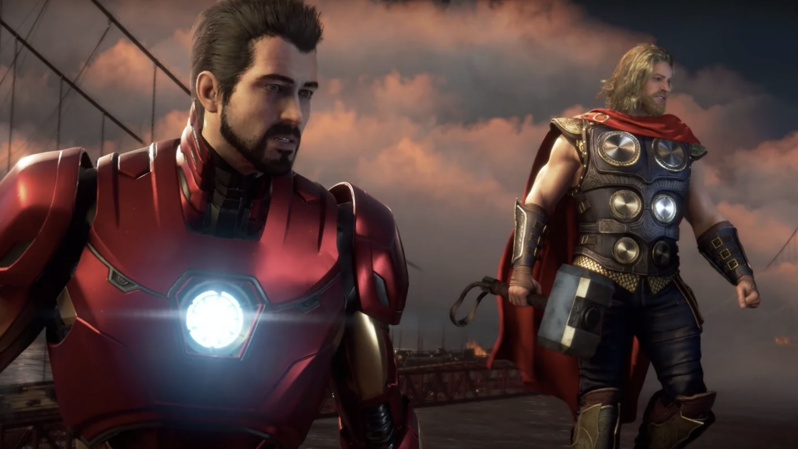 Marvel Avengers game gameplay characters action scene failure