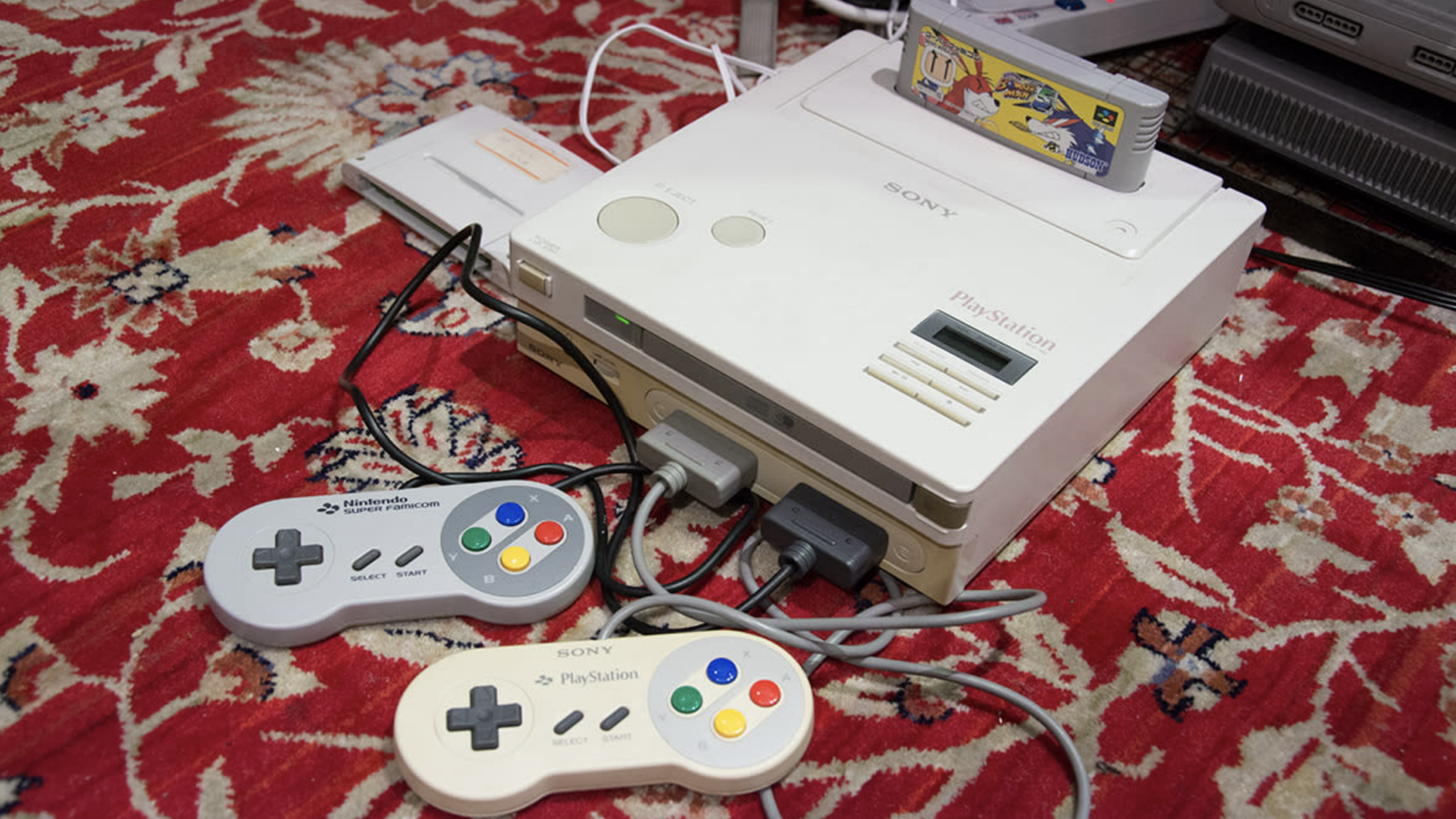 rare Nintendo PlayStation prototype hybrid console