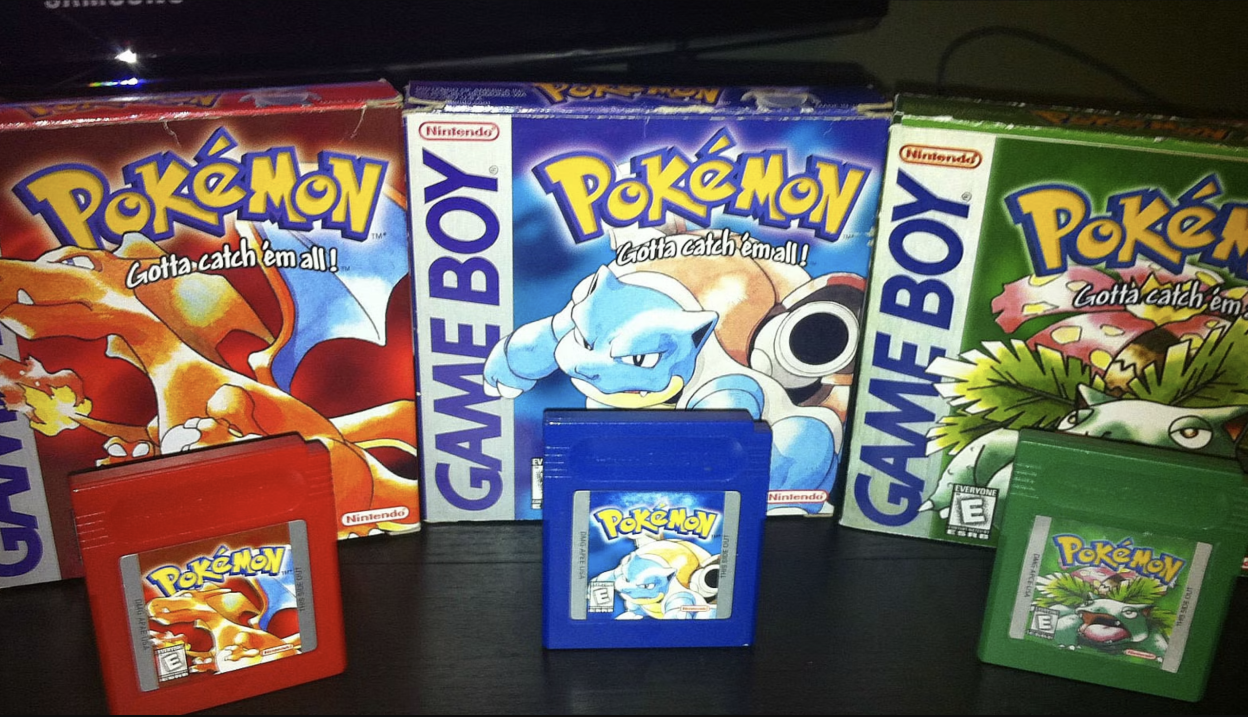 Pokemon Red Blue Green Yellow Game Boy gameplay