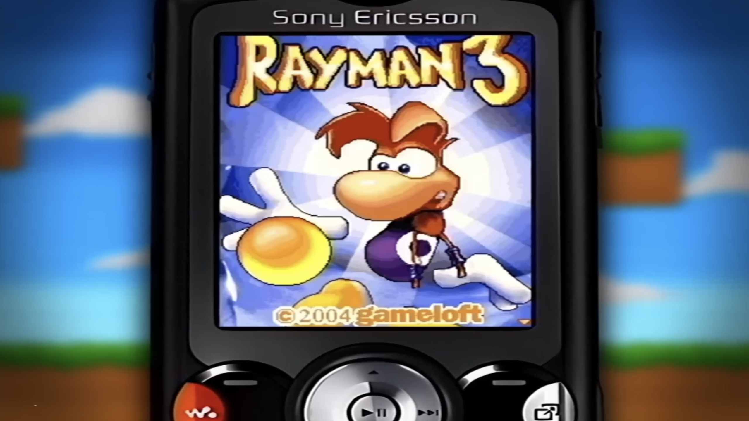 Rayman mobile Java gameplay