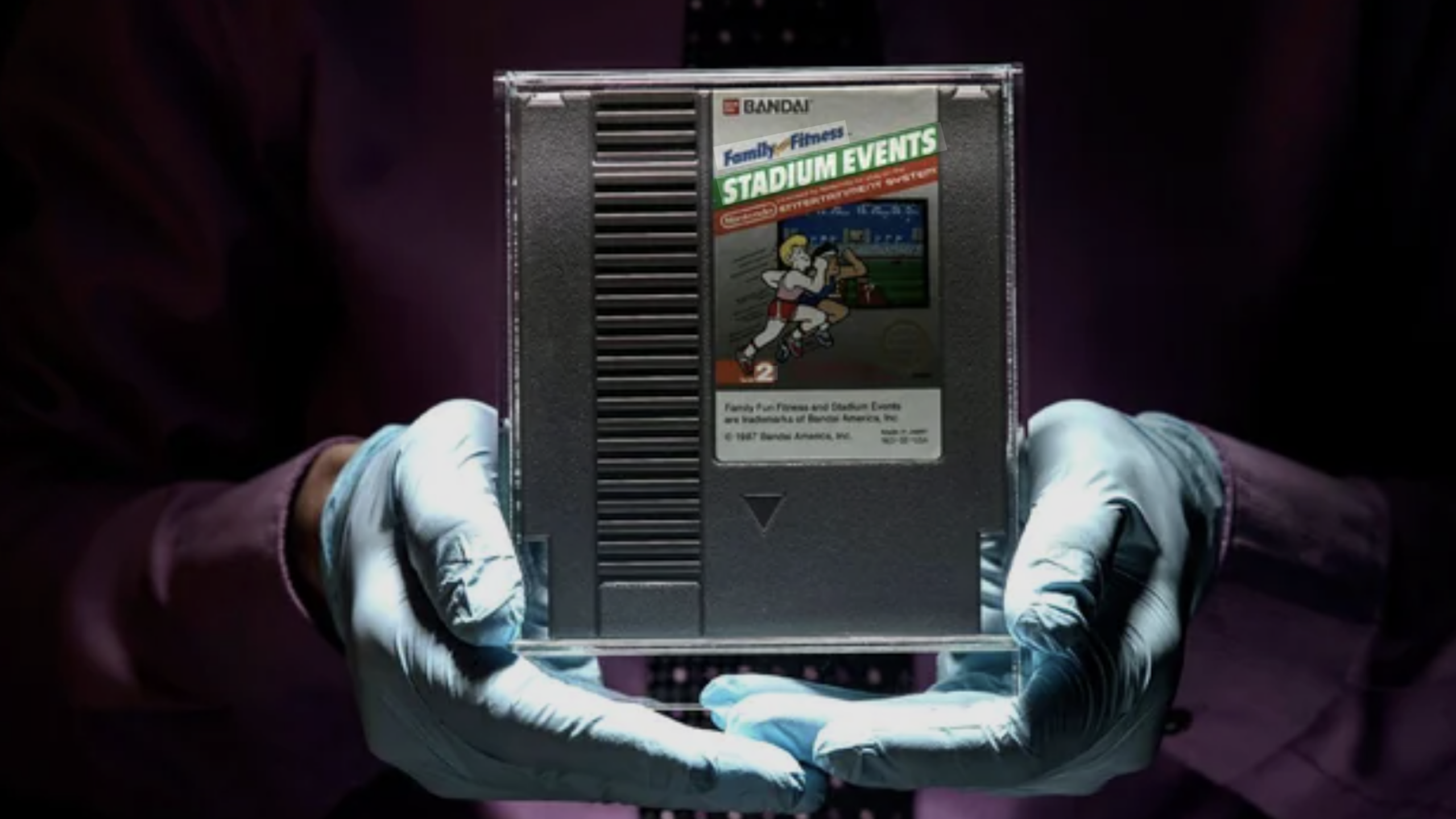 Original Stadium Events NES lost cartridge considered one of the rarest video games ever