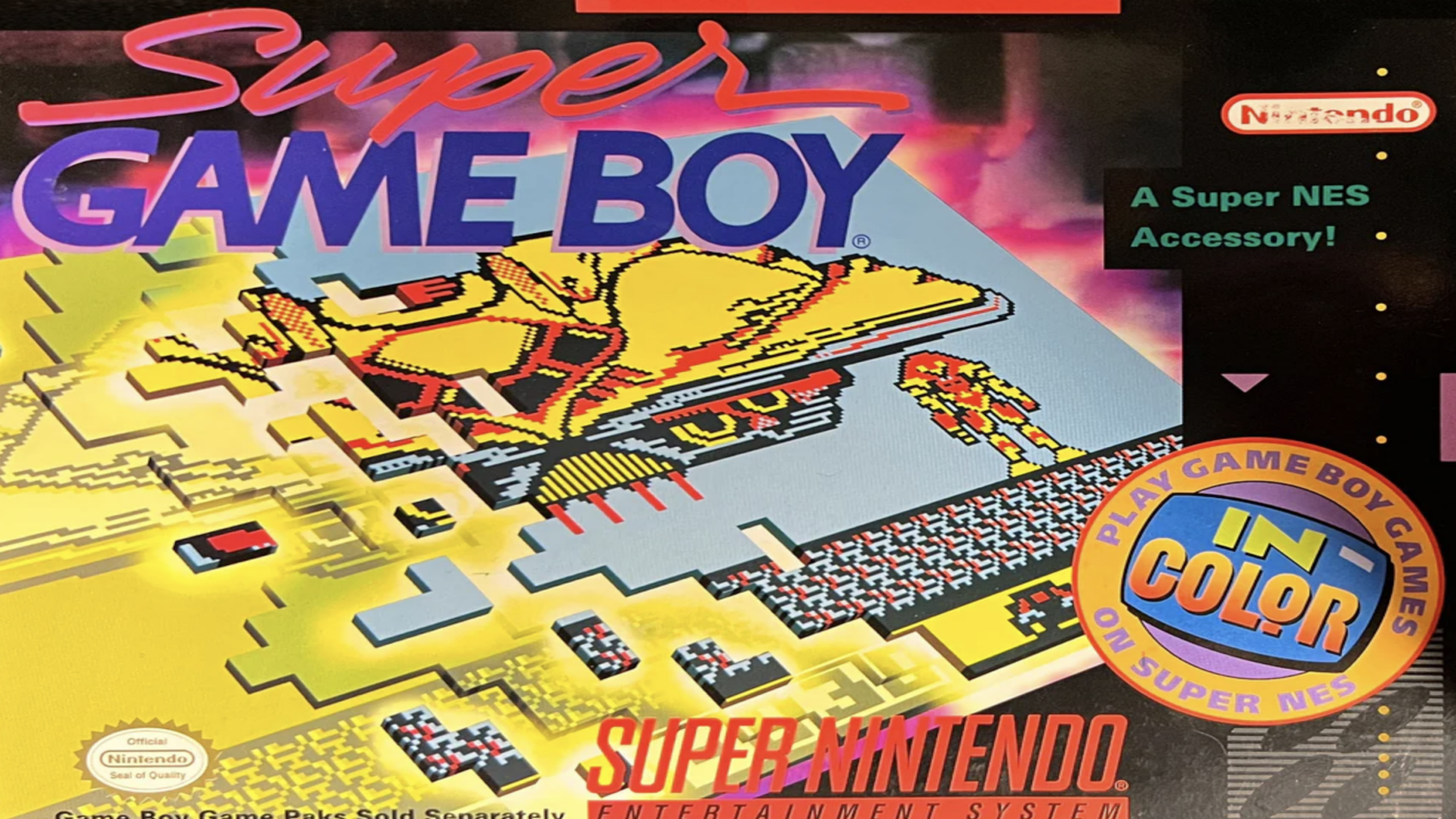 Nintendo Super Game Boy SNES cartridge adapter (1994)