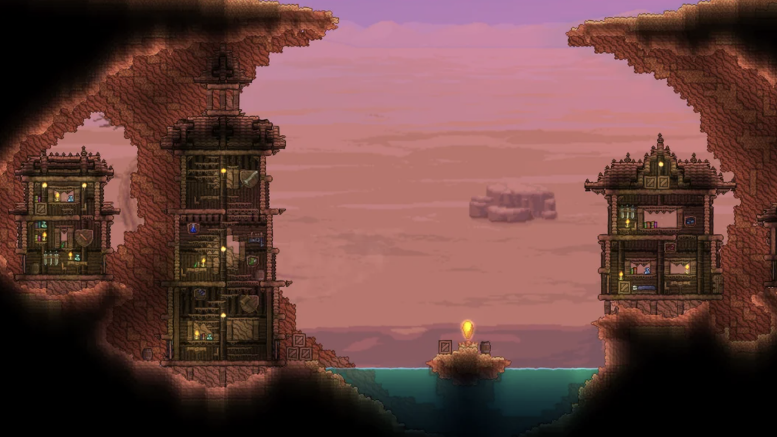 Terraria sandbox building exploration gameplay