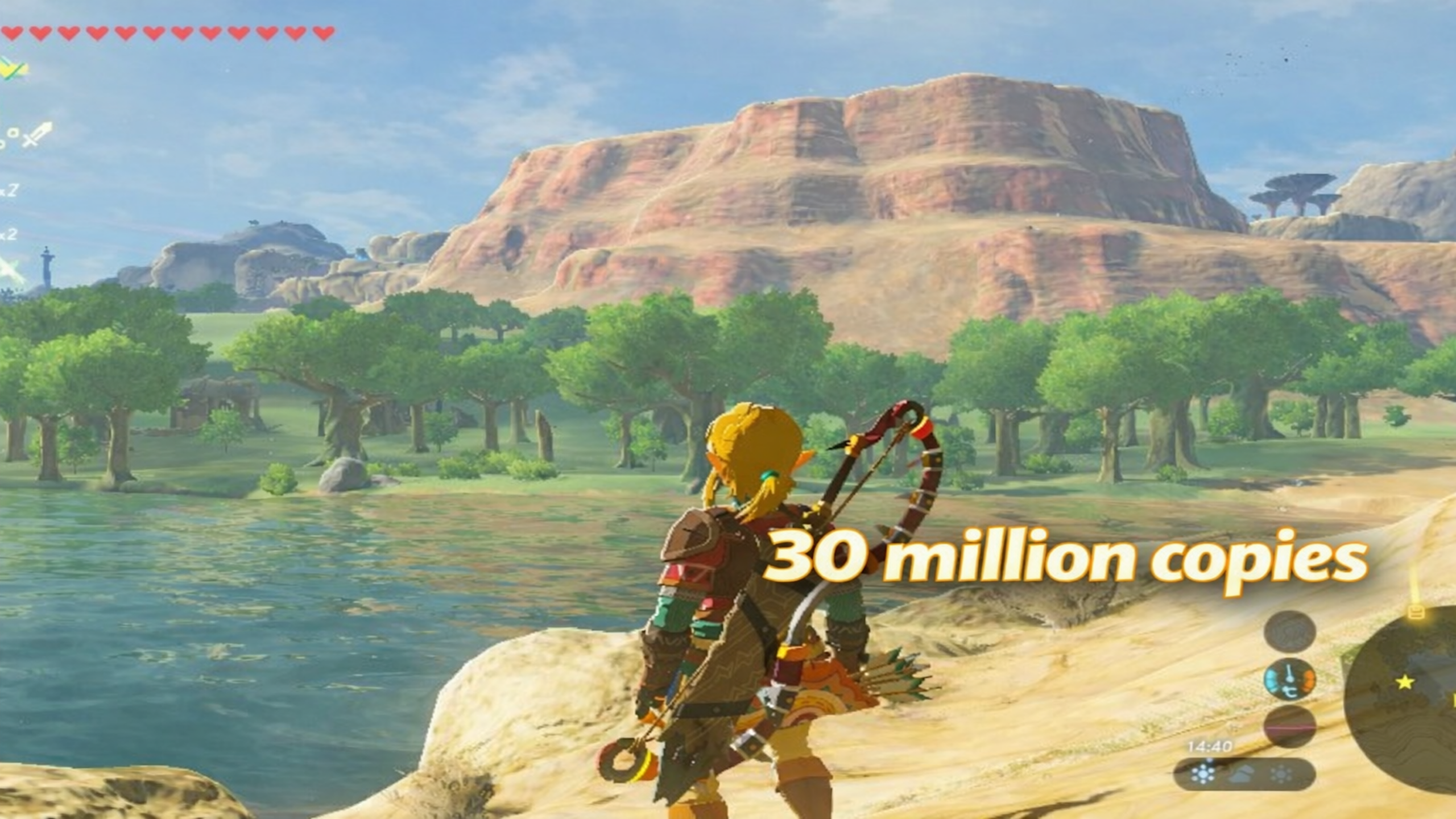 The Legend of Zelda Breath of the Wild open world gameplay Nintendo Switch sales success millions copies worldwide