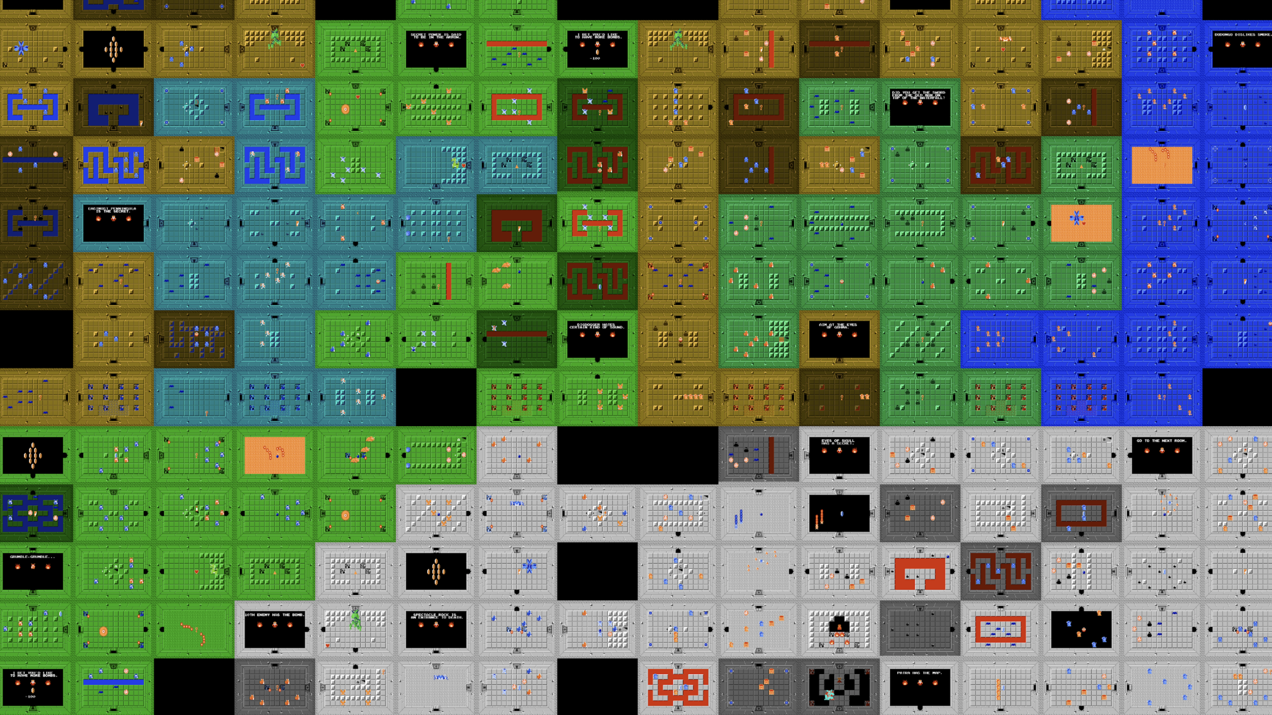 Hidden secret in Zelda NES where burning a bush reveals a cave