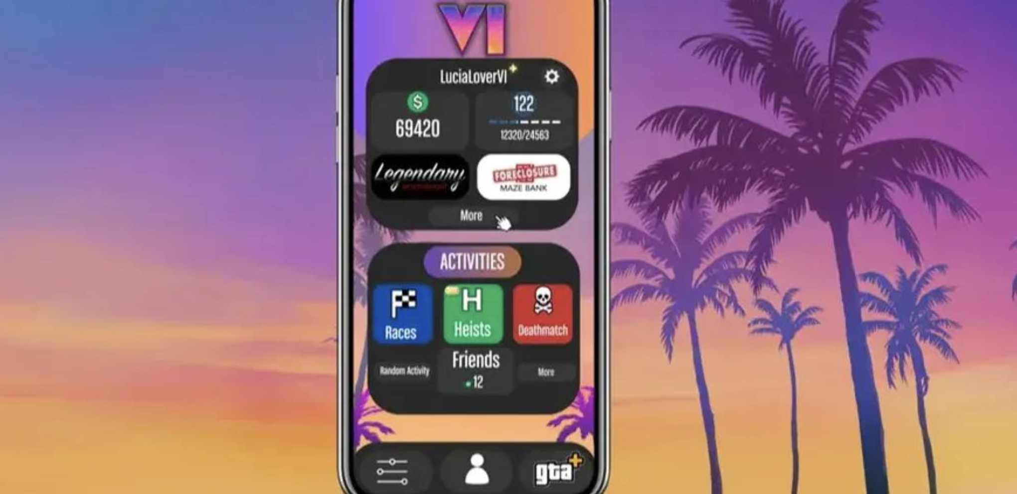 GTA VI in game social media interface showing viral moments inside the open world