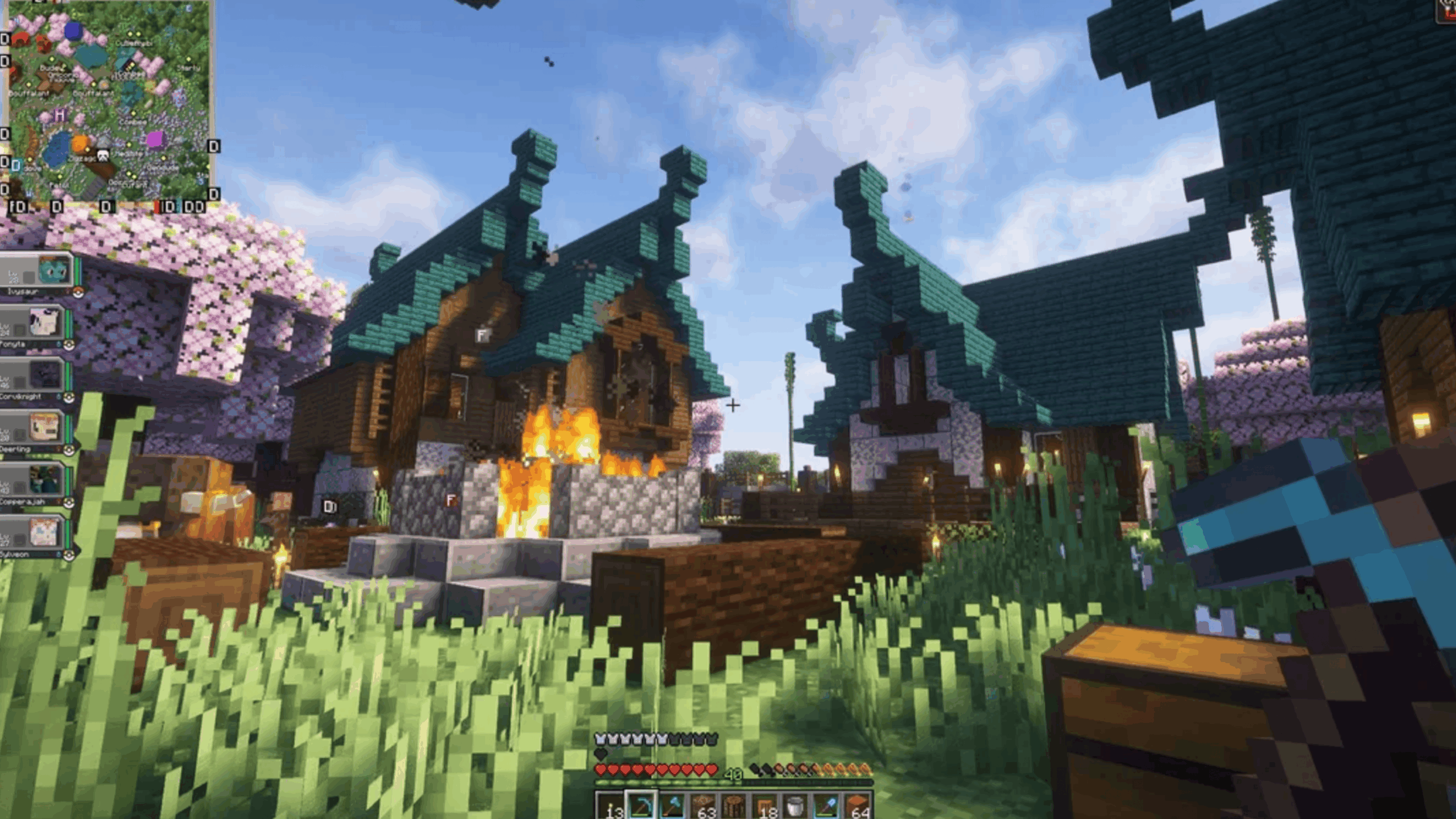 minecraft early version small world simple terrain generation