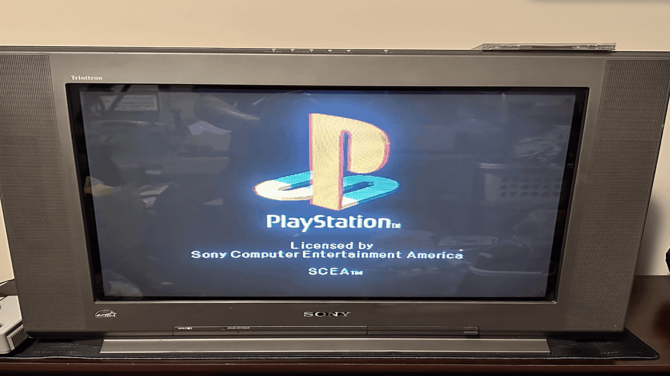 old games playstation startup screen nostalgic feeling