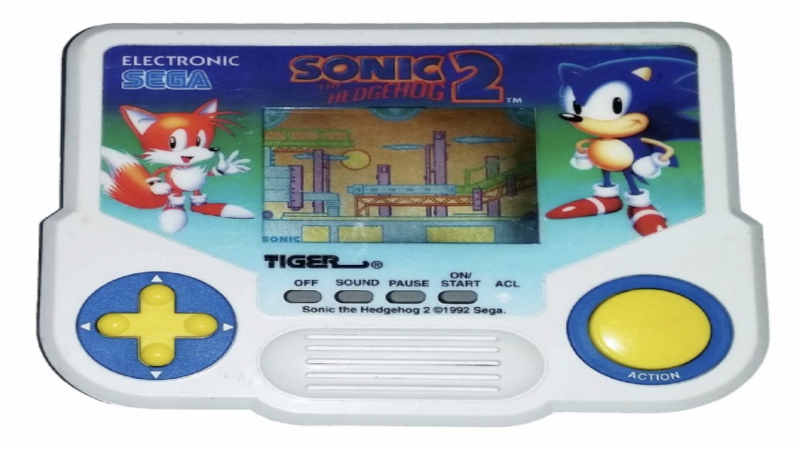 8 Tiger Electronics handheld LCD game with simple retro gameplay design