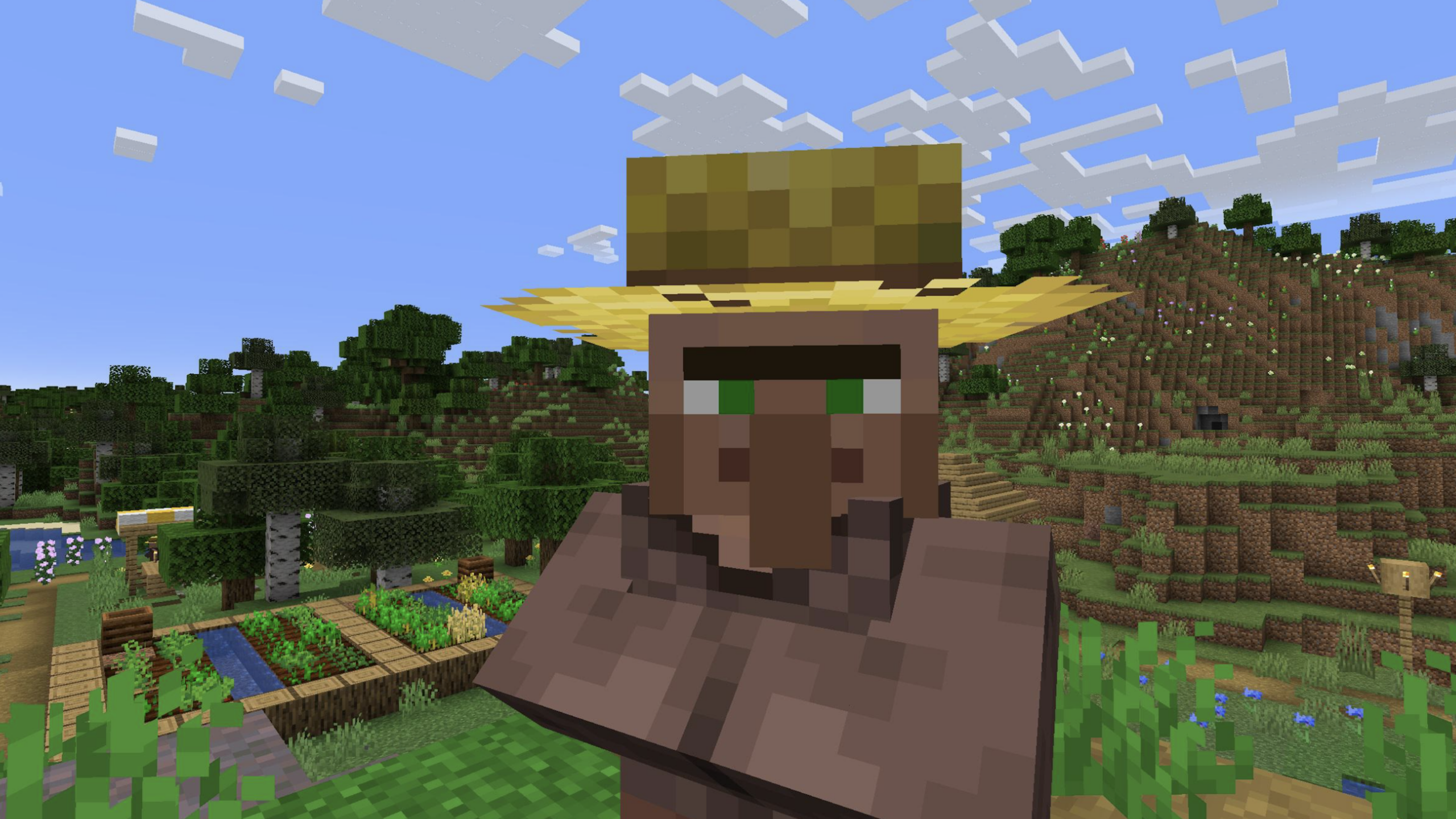 minecraft villagers early version no trading system gameplay