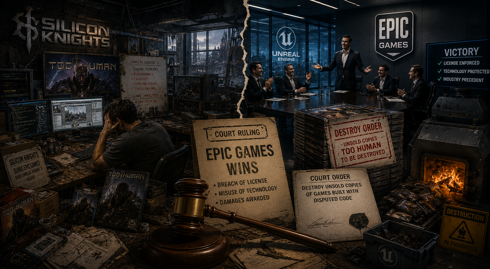 Silicon Knights and Epic Games