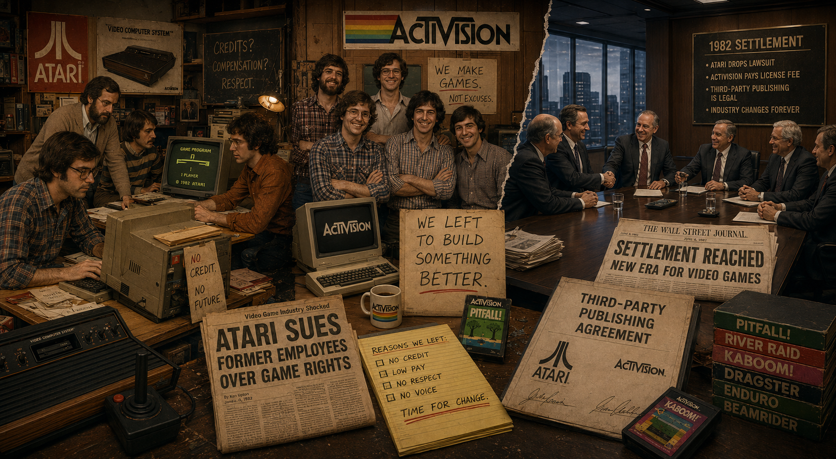 Atari and Activision