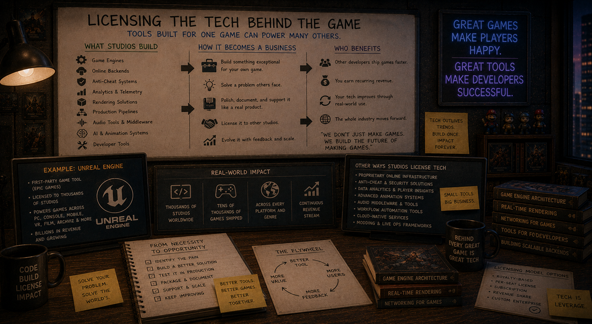 Licensing the Tech Behind the Game