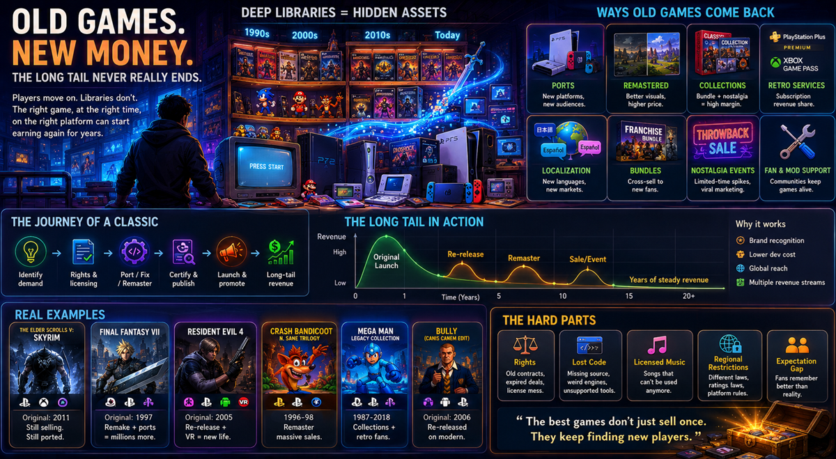 The Long Tail of Old Games
