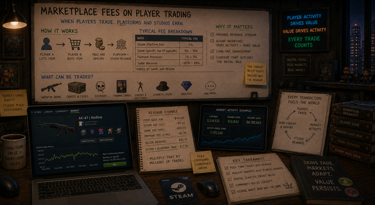 Marketplace Fees on Player Trading