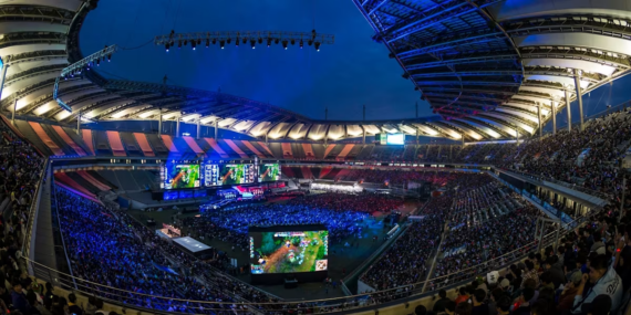 gaming League of Legends Worlds 2014 at Seoul World Cup Stadium