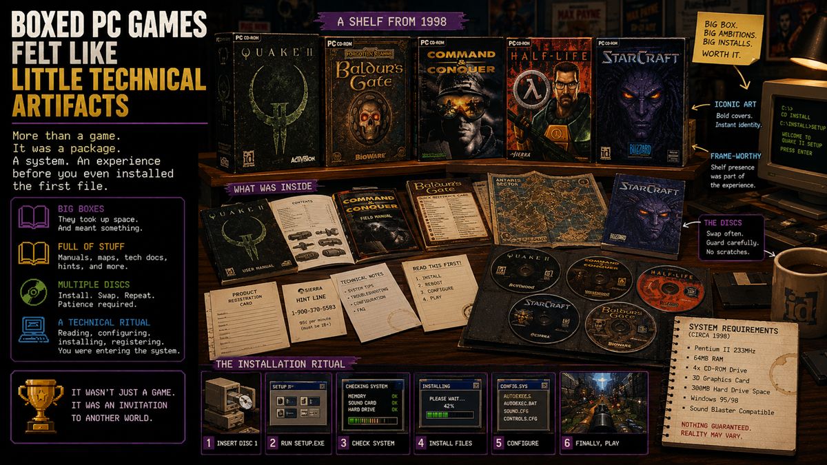 Boxed PC Games Felt Like Little Technical Artifacts