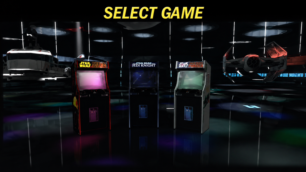 Star Wars Rogue Squadron III: Rebel Strike Hid Three Old Arcade Games