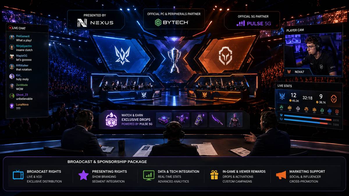 Esports Broadcast Rights Can Be Bundled With Sponsorship