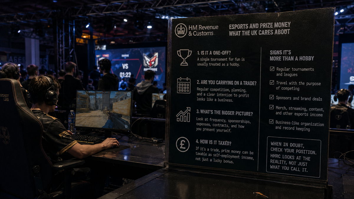UK Tax Rules That Change Esports Prize Money Payouts