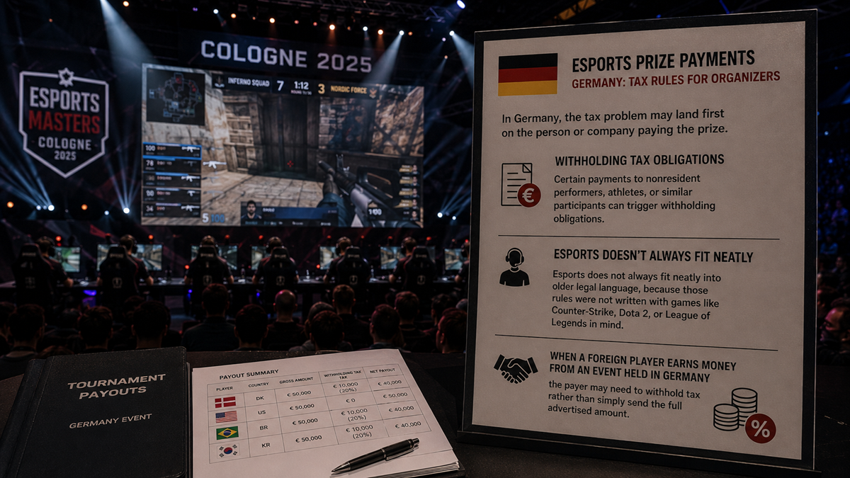 Germany Tax Rules That Change Esports Prize Money Payouts