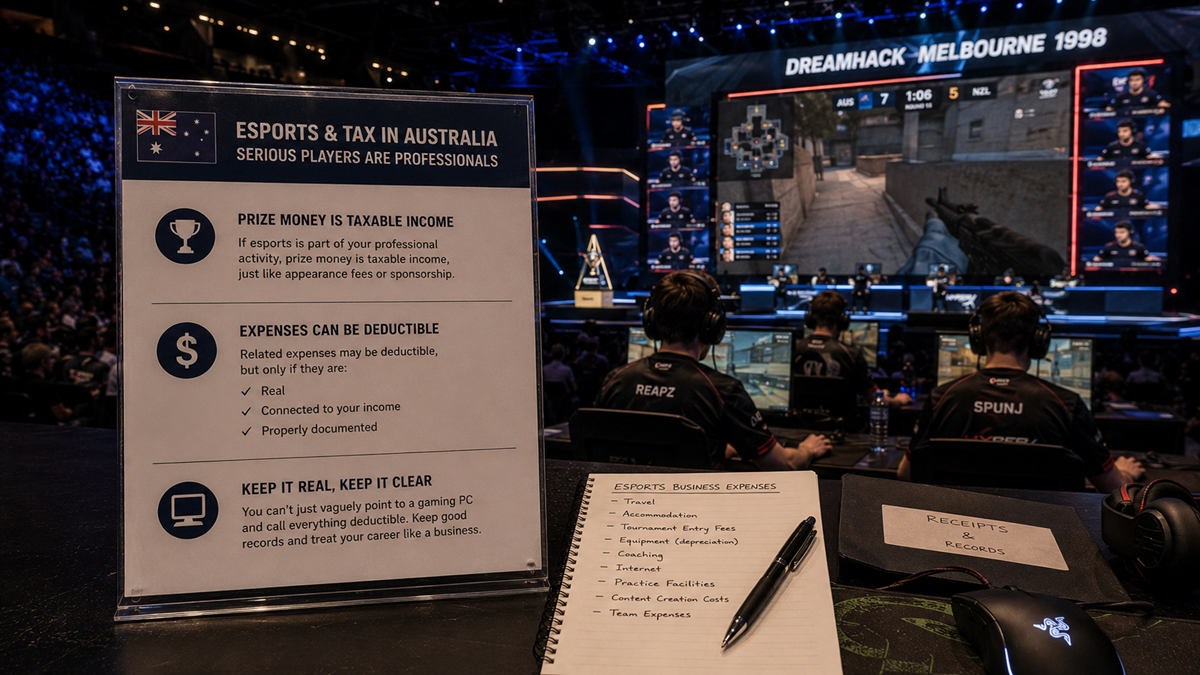 Australia Tax Rules That Change Esports Prize Money Payouts