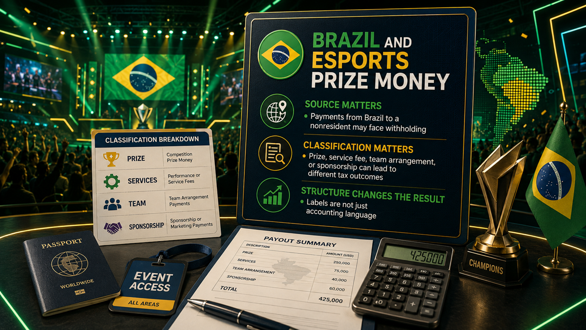 Brazil Tax Rules That Change Esports Prize Money Payouts