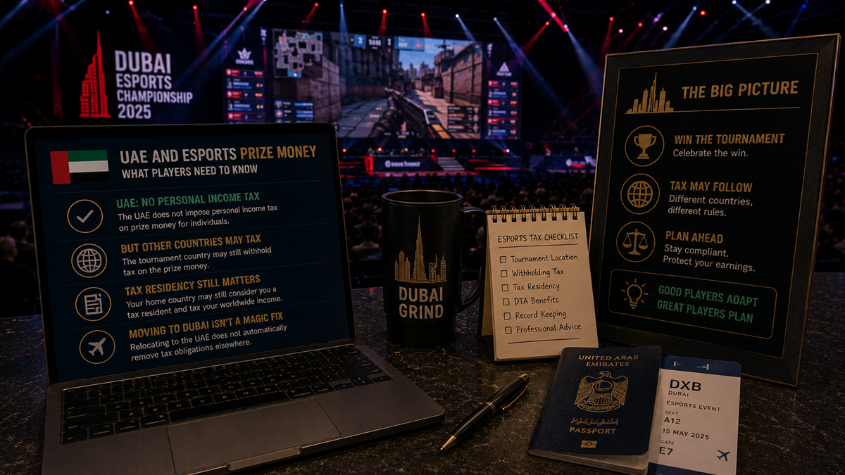 United Arab Emirates Tax Rules That Change Esports Prize Money Payouts