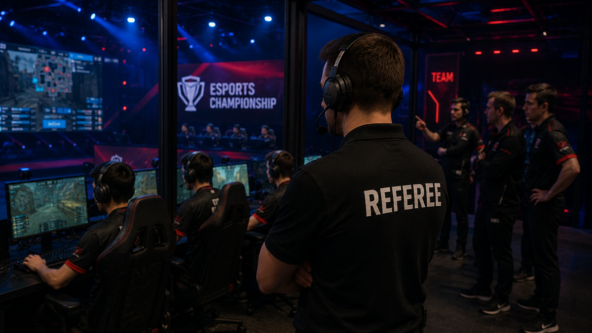 Esports Referee Watches for Communication That Should Not Happen