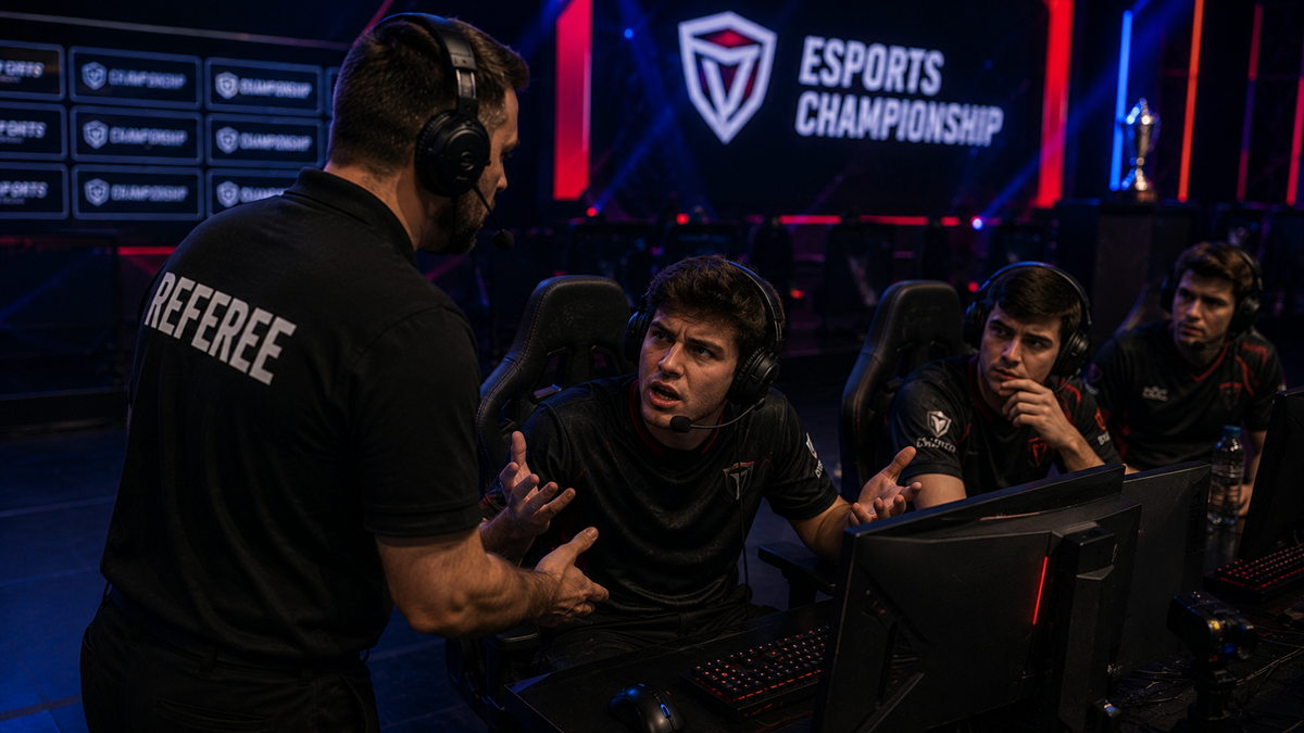 Esports Referee Handles Player Conduct Before It Turns Into a Bigger Problem