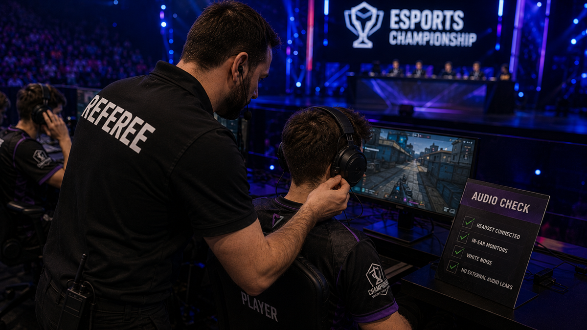 Esports Referee Helps Enforce Competitive Integrity Around Audio
