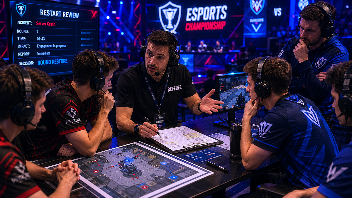 Esports Referee Makes Restart and Remake Procedures Less Chaotic